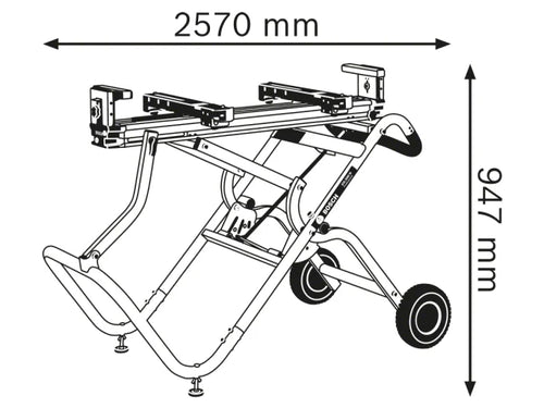 Bosch GTA 2500 W Professional Mitre Saw Stand
